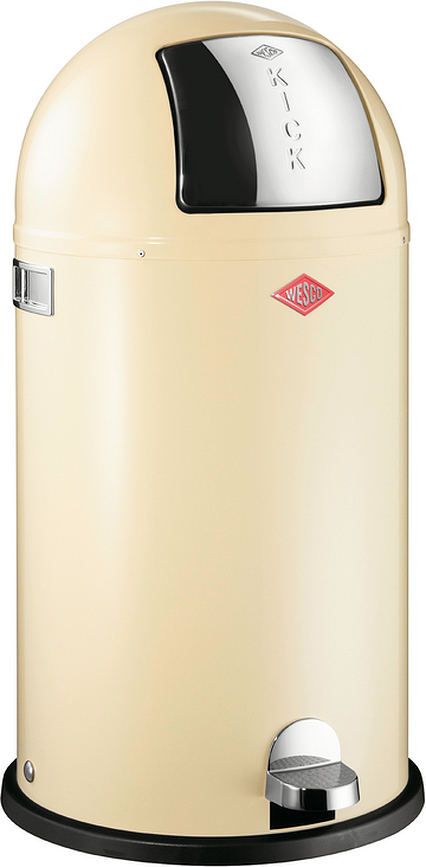 Cestino dei rifiuti KickBoy 40 l beige