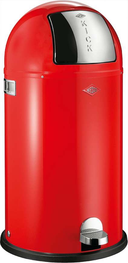 Coș de gunoi KickBoy 40 l roșu