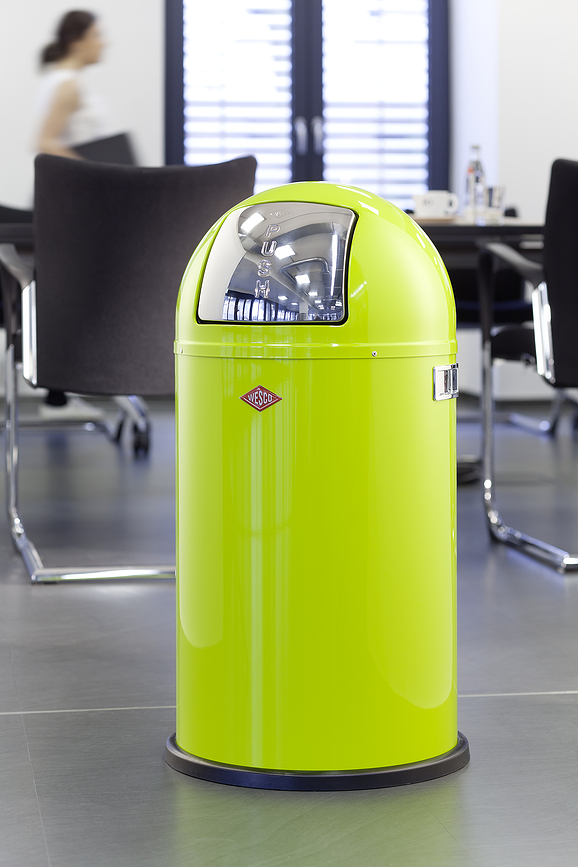 Coș de gunoi PushBoy 50 l bej