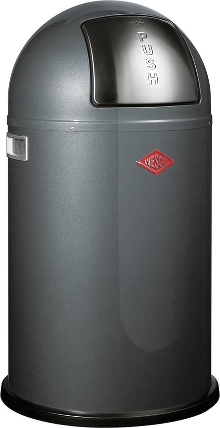 Coș de gunoi PushBoy Junior 22 l culoare grafit