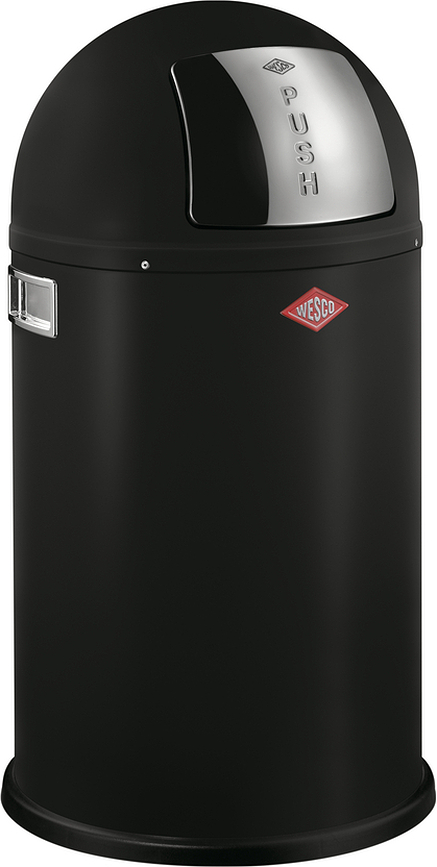 Coș de gunoi PushBoy Junior 22 l negru mat