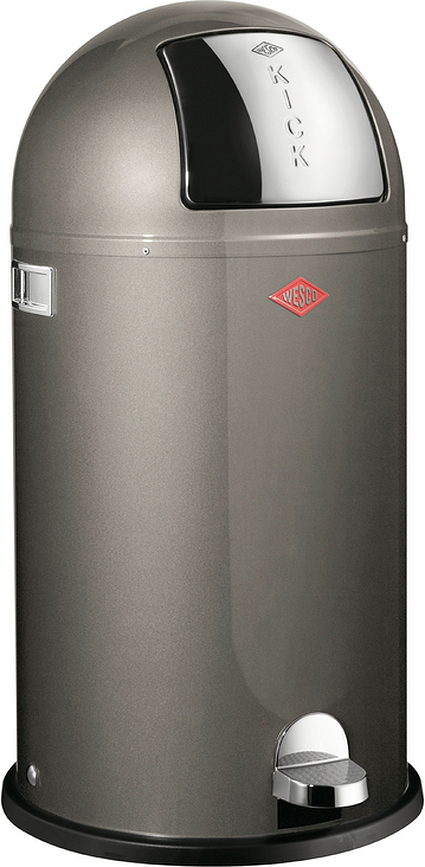 KickBoy Κάδος Απορριμμάτων, 40 L, ανθρακί