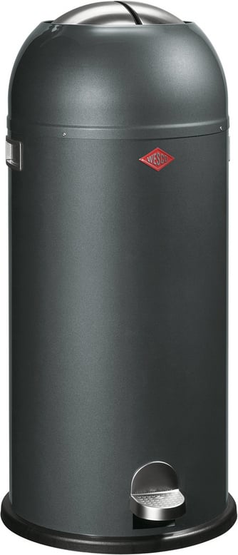 KickMaster Maxi Mülleimer 40 l graphitfarbig