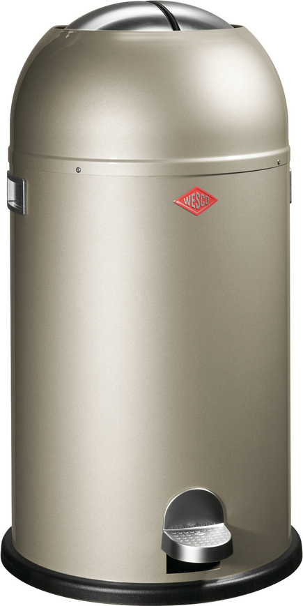 KickMaster Mülleimer 33 l Nickel