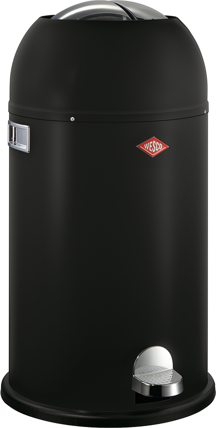 KickMaster Poubelle 33 l, noir mat