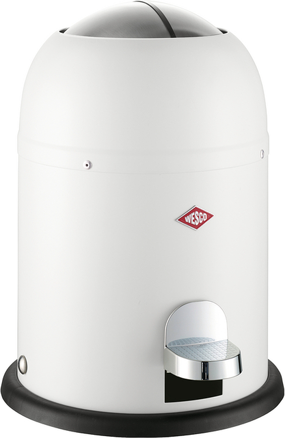 Mini Master Poubelle 6 L, blanche mate