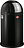 PushBoy Junior Papperskorg 22 l, svart
