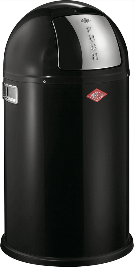 PushBoy Junior Poubelle 22 L, noire