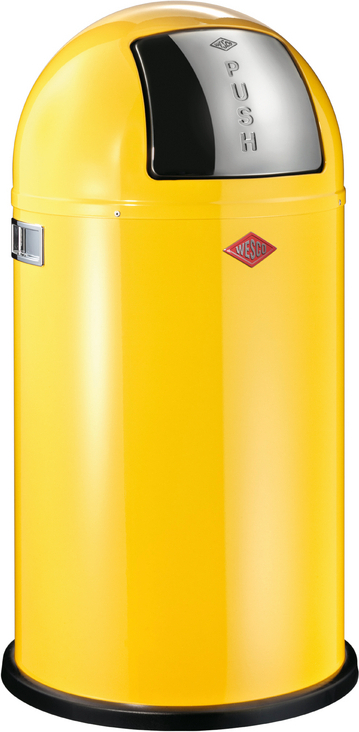 PushBoy Mülleimer 50 l gelb