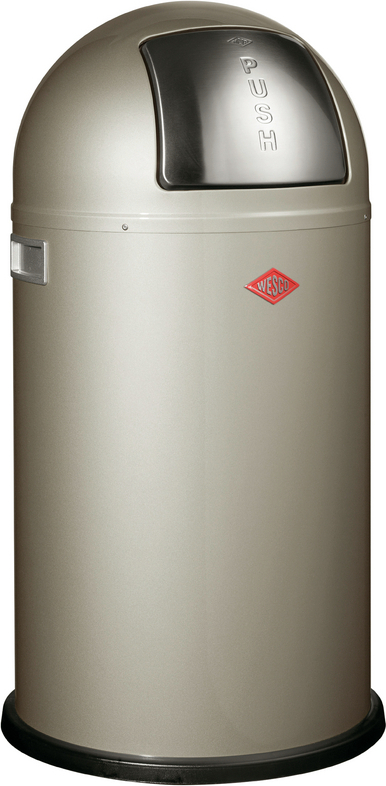 PushBoy Mülleimer 50 l Nickel
