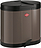 Zilveren vuilnisbak Beta 2 x 15 l bruin