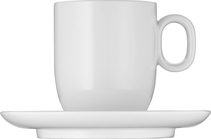 Barista Κούπες για Καφέ Λάτε με πιατάκια, 2 τμχ