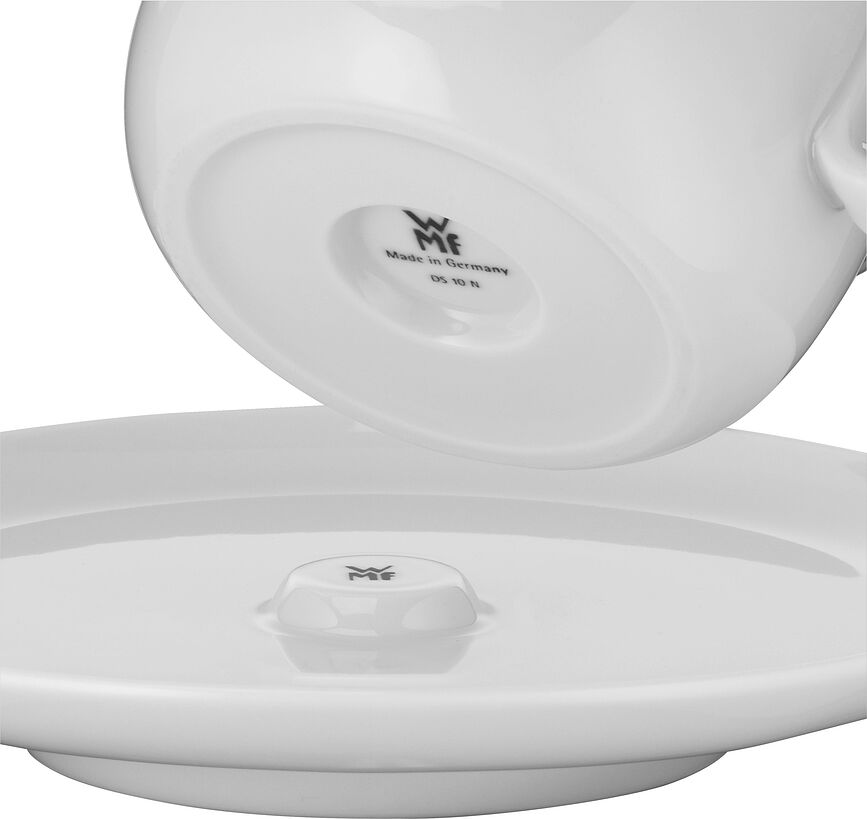 Barista Tasses à Cappuccino avec soucoupes, Lot de 2