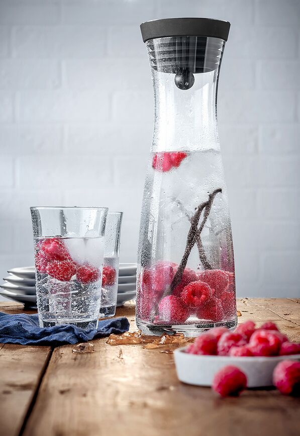 Basic Carafe à eau avec 2 verres