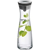 Basic Water decanter 1 l silver cork