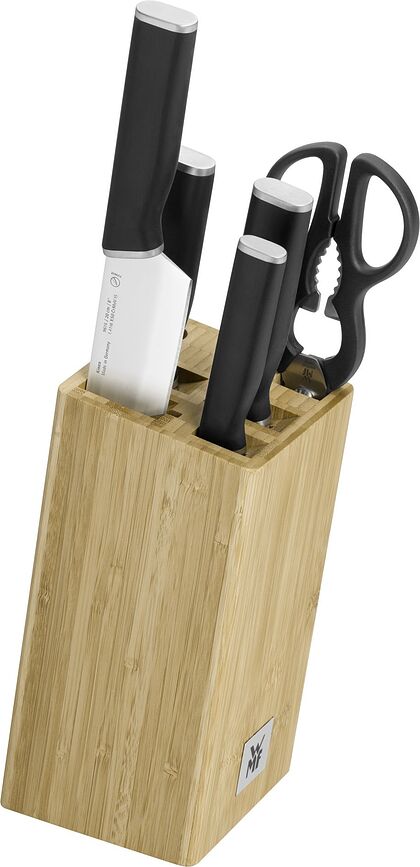 Bloque de Cuchillos Kineo, 4 cuchillos y tijeras, 6 piezas