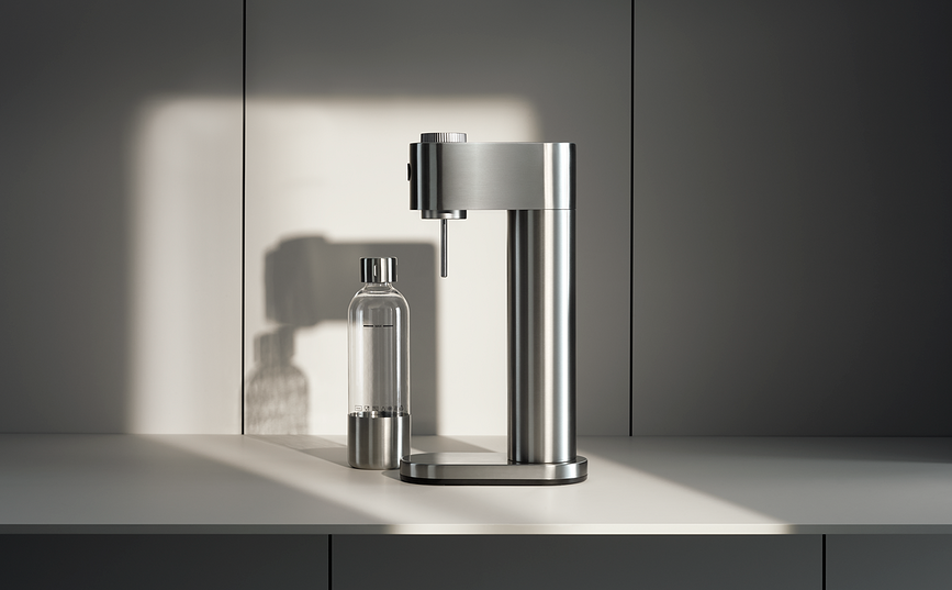 Carbonatador de Agua WMF Element One, de acero inoxidable