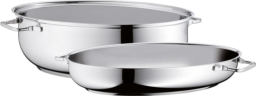 Cocotte avec couvercle métallique