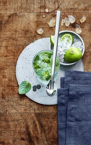 Cucharillas para long drinks Nuova, 6 unidades