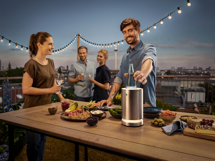 Enfriador de Vino Ambient, iluminado