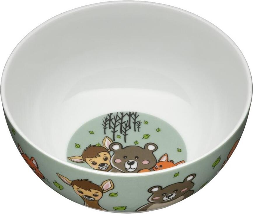 Forest Friends Set de Repas pour Enfants, Set 6 pièces