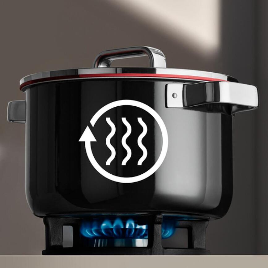 Fusiontec Function Pro Κατσαρόλα ψηλή με καπάκι, 20 cm, 2 τμχ