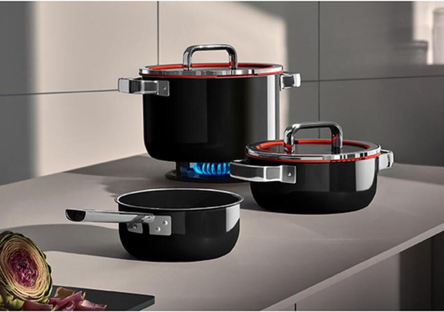 Fusiontec Function Pro Faitout bas avec couvercle, 20 cm, Set 2 pièces