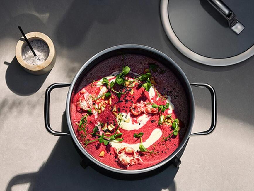 Fusiontec Function Pro Σετ Μαγειρικών Σκευών, με 3 καπάκια, Σετ 7 τεμαχίων