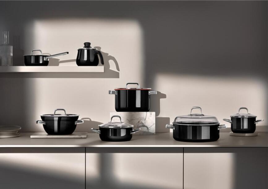 Fusiontec Function Pro Set posod s kozico in 3 pokrovi, 7-delni