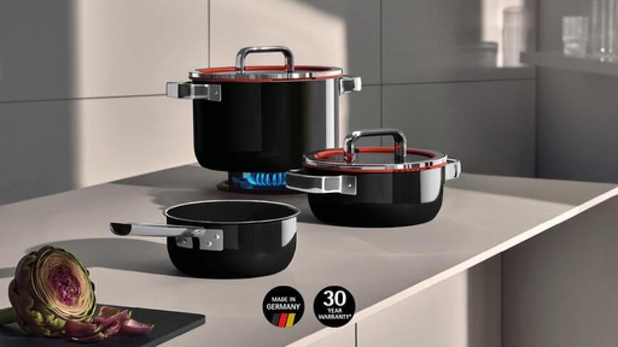 Fusiontec Function Pro Set posod s kozico in 3 pokrovi, 7-delni