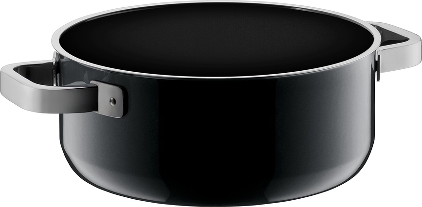 Fusiontec Functional Faitout bas, 2,4 L, noir