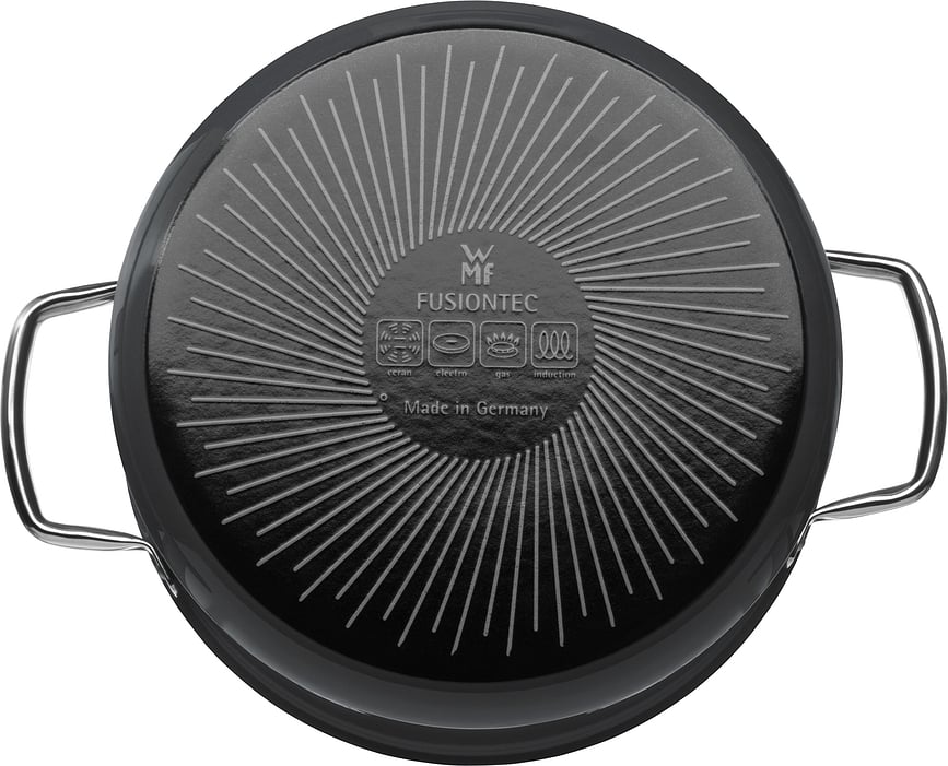 Fusiontec Mineral Lonac niski s poklopcem 24 cm crni