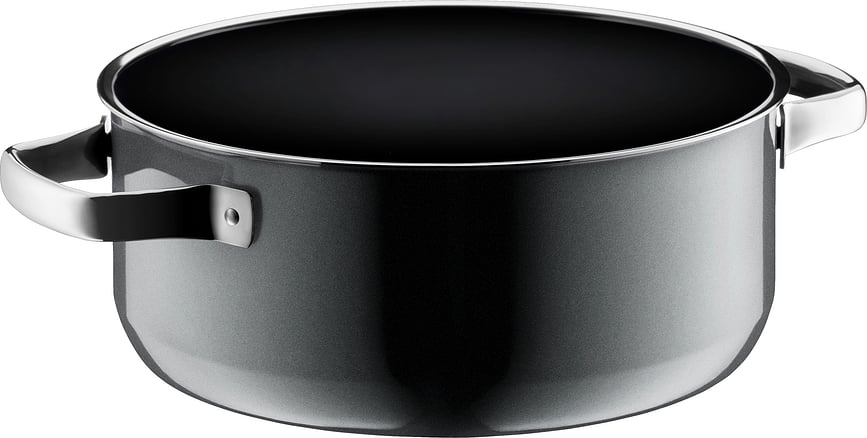 Fusiontec Mineral Lonac niski s poklopcem 24 cm crni