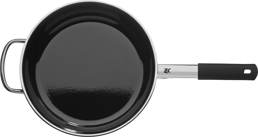 Fusiontec Mineral Ponev z ročajem, 28 cm, črna