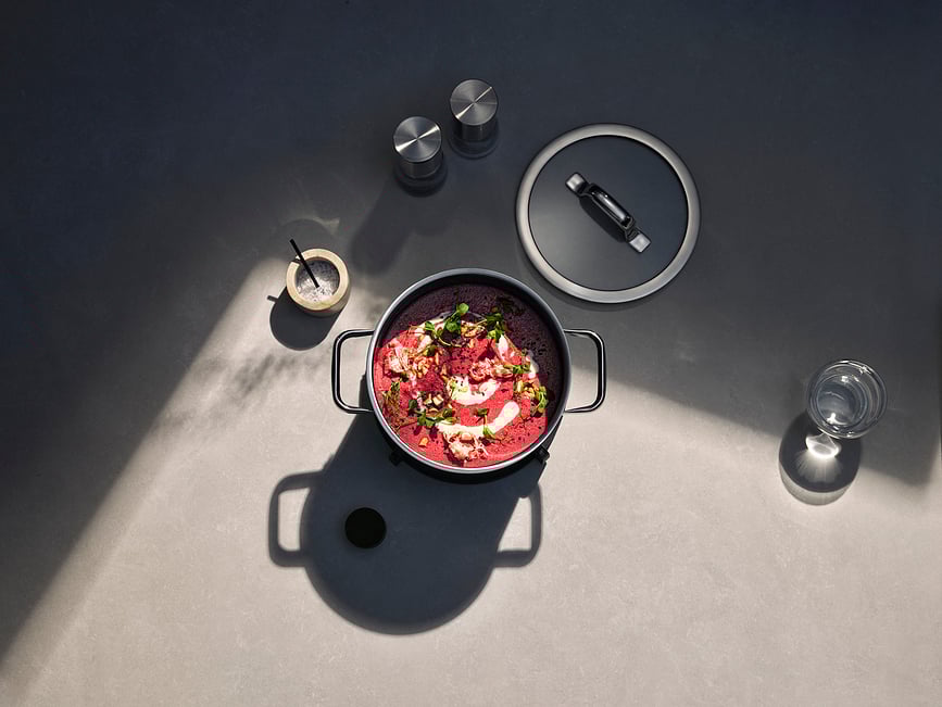 Fusiontec Mineral Pro Κατσαρόλα ψηλή με καπάκι, 20 εκ., 2 τμχ