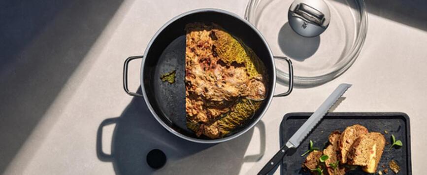 Fusiontec Mineral Pro Okrogel pekač, 28 cm, črn