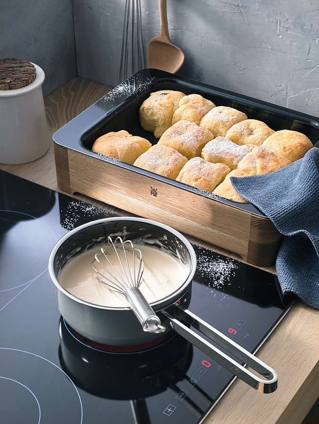 Fusiontec L Pekač z lesenim okvirjem za serviranje