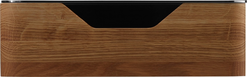 Fusiontec Plat à Four L, avec cadre en bois pour le service