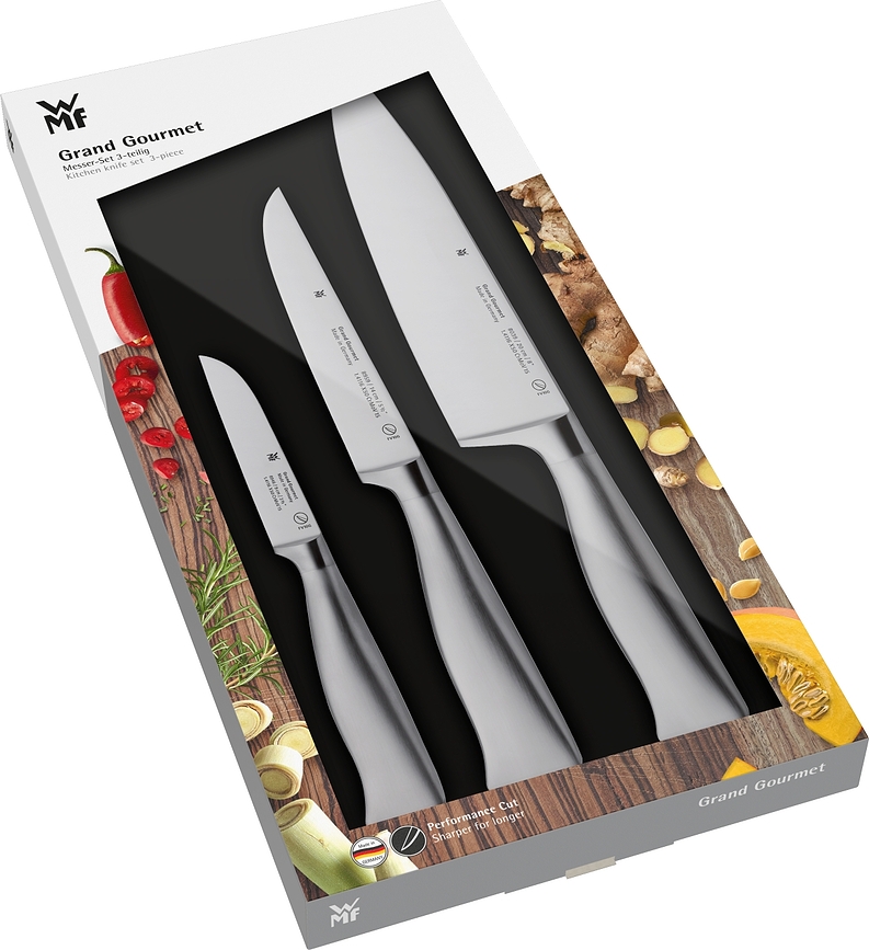 Grand Gourmet Set de Couteaux, Lot de 3