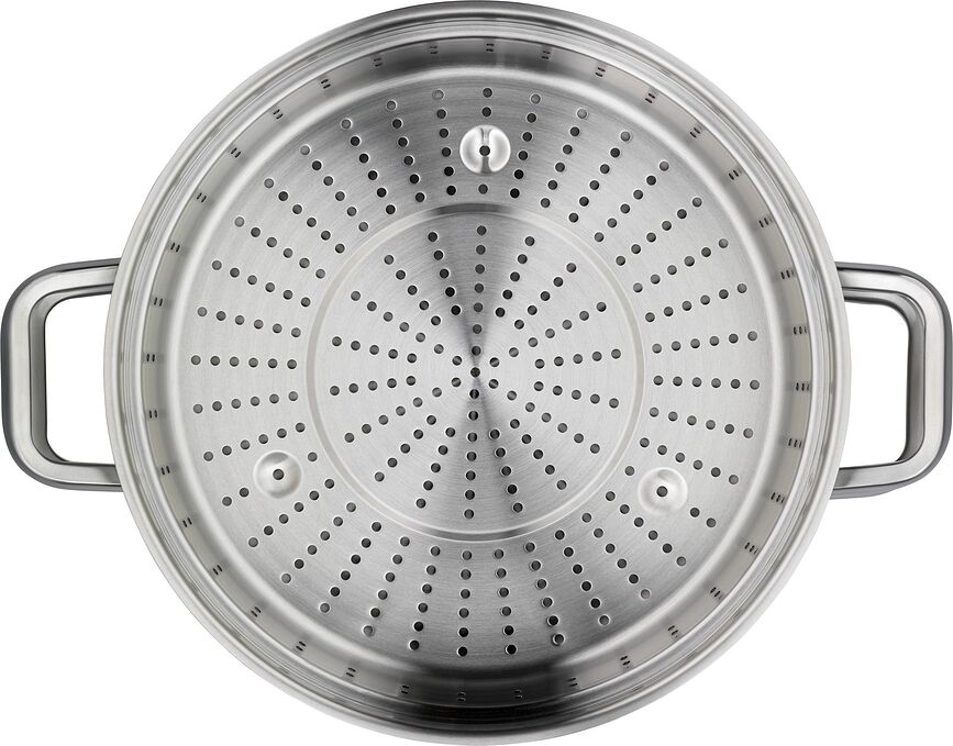 Iconic Faitout avec panier vapeur, 28 cm