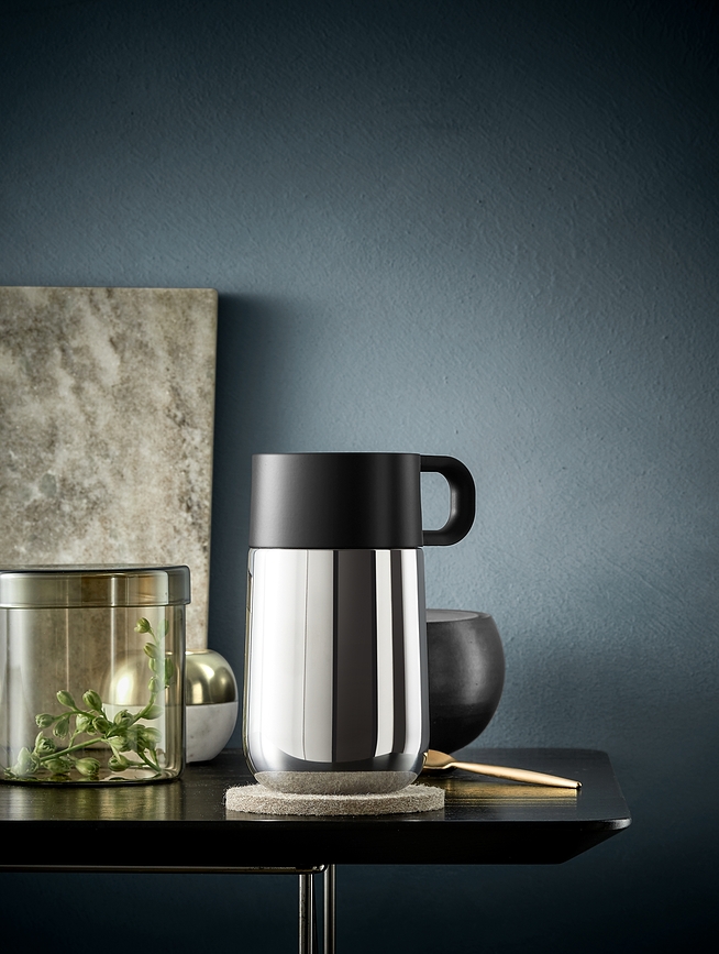 Impulse Mug Isotherme avec anse, 330 ml, argenté