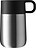 Impulse Termosmugg 330 ml, silver, med handtag