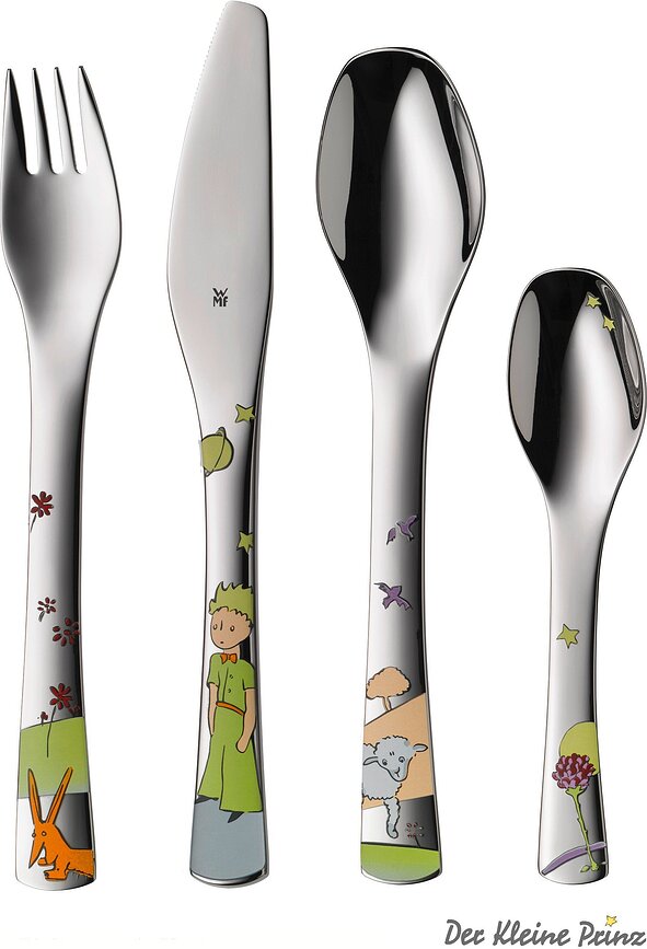 Juego de Cubiertos infantiles WMF El Principito, Set de 4 piezas