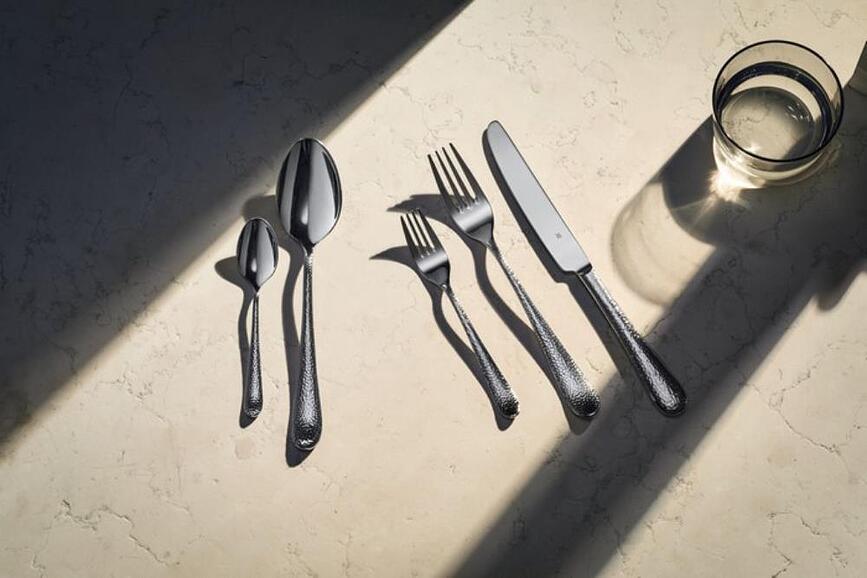 Juego de cubiertos Sitello, acabado dorado, Set de 30 piezas