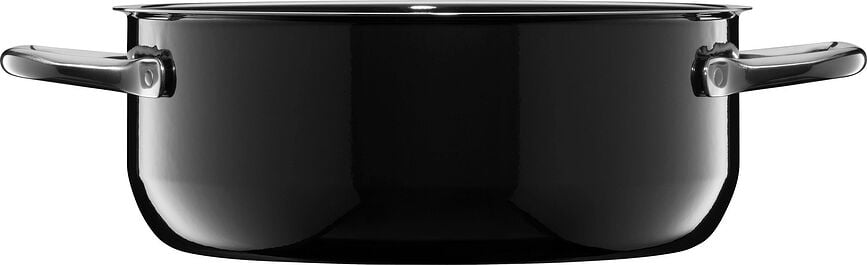 Juego de Ollas Compact Black, con vaporera, Set de 3 piezas