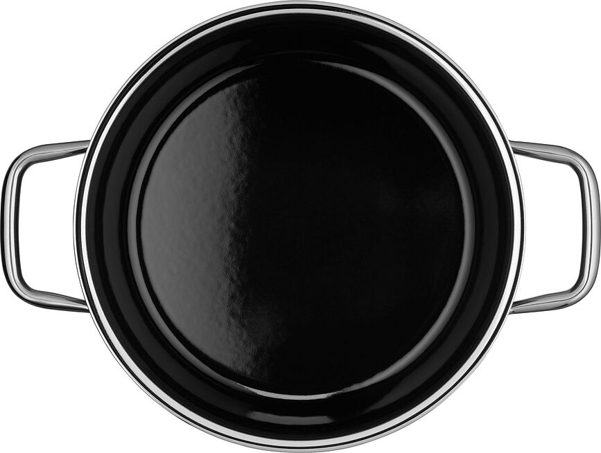 Juego de Ollas Compact Red, con cestillo vaporera, Set de 3 piezas