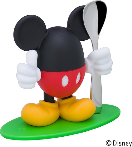 Kieliszek do jajek z łyżeczką Mickey Mouse
