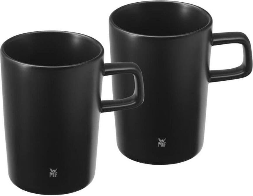 Kineo Skodelice, 250 ml, mat črne, 2 kosa