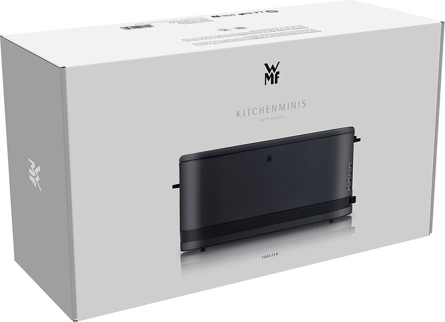 KitchenMinis Toaster, dolgi, črn