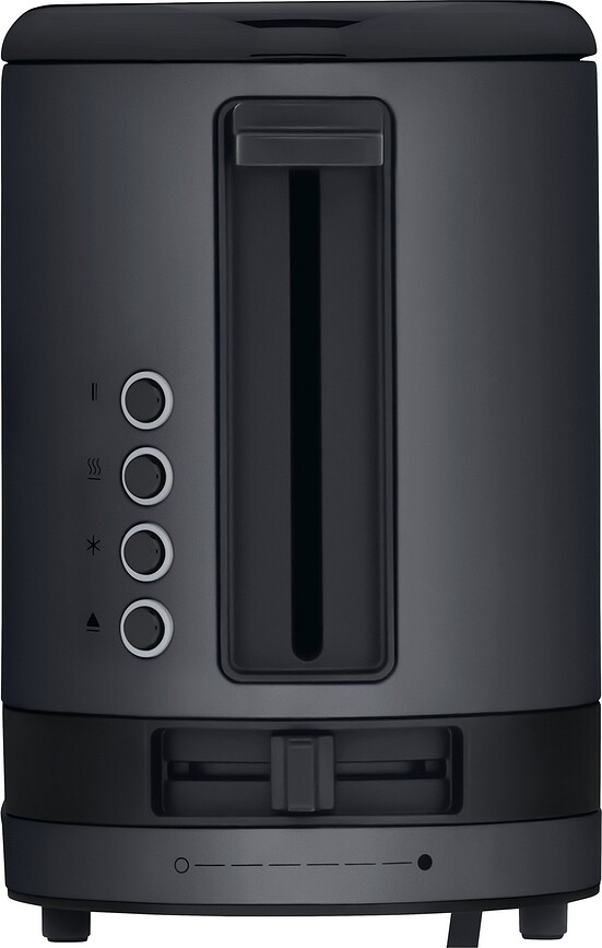 KitchenMinis Toaster, dolgi, črn